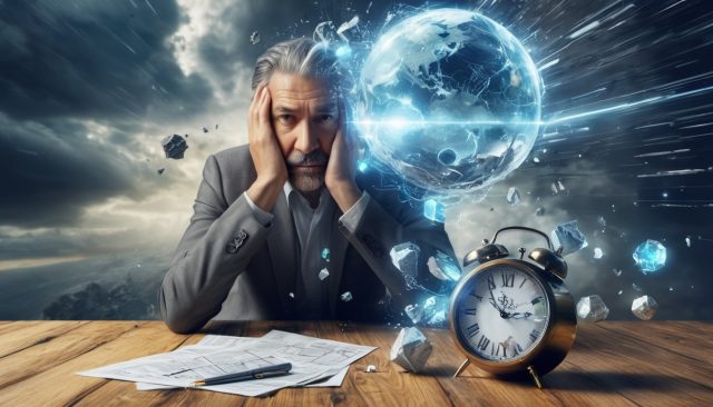تصویر مربوط به تغییرات سریع در تکنولوژی و گذر زمان