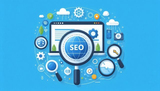 تصویر مربوط به مبحث SEO در طراحی سایت